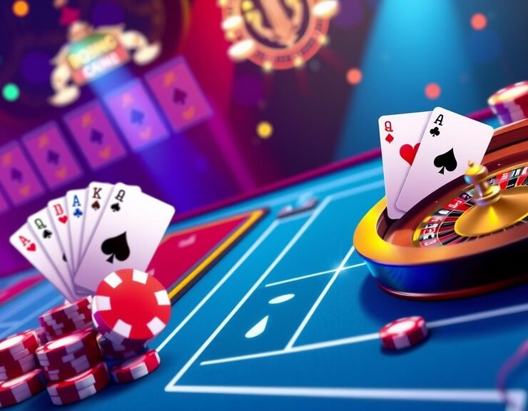Three Card Poker table layout on hokiraja slot live casino